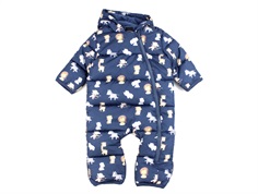 Name It dark denim animal print pramsuit